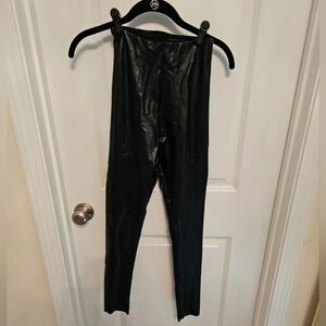 Commando Faux Leather Pleather Leggings Black Small